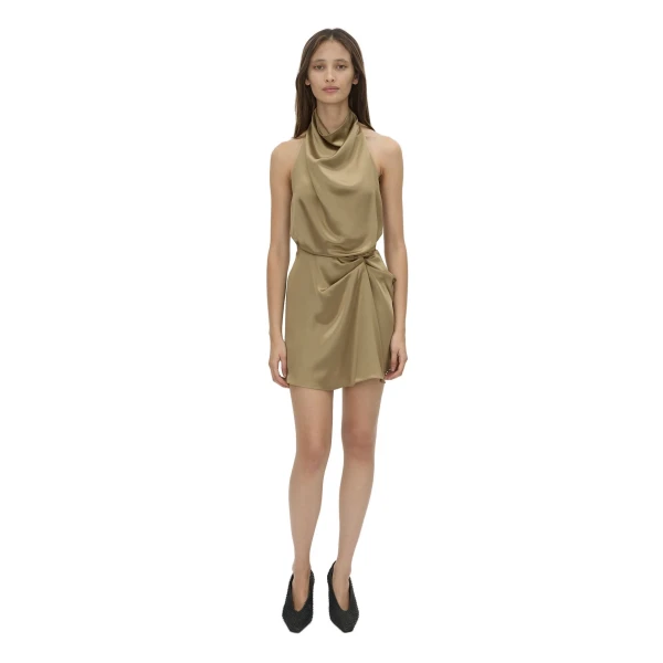 Camilla and Marc Delara Mini Dress in Moss Green