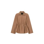 Camilla and Marc Devon Soft Gathered Anorak in Rosewood | Jackets | Luxury Shoes 
