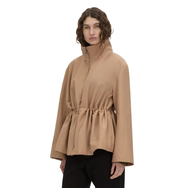 Camilla and Marc Devon Soft Gathered Anorak in Rosewood