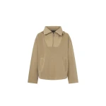 Camilla and Marc Eira Heavy Jersey Hooded Pullover in Oyster | Hoodies | Luxury Shoes 