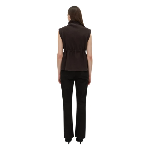 Camilla and Marc Eira Heavy Jersey Vest in Hickory