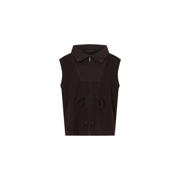 Camilla and Marc Eira Heavy Jersey Vest in Hickory | Jackets | Luxury Shoes 