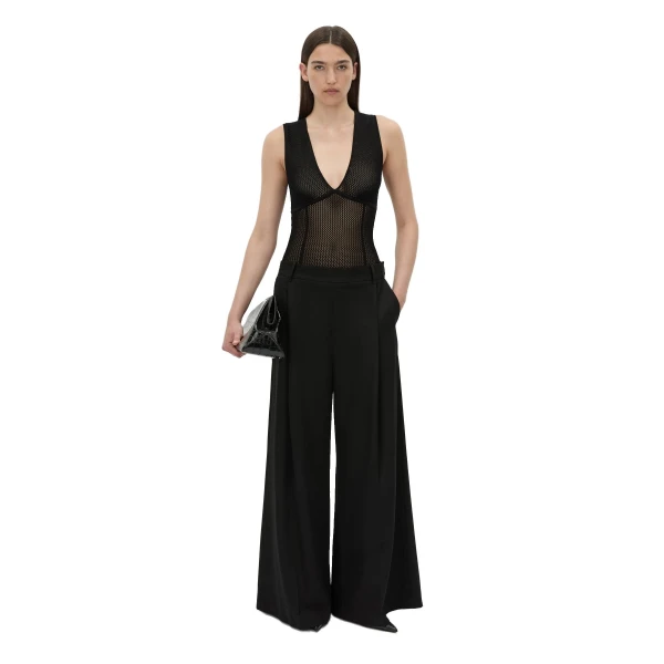 Camilla and Marc Elandra Textured Bodysuit in Black