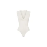 Camilla and Marc Elandra Textured Bodysuit in Ivory | Tops | Luxury Shoes 