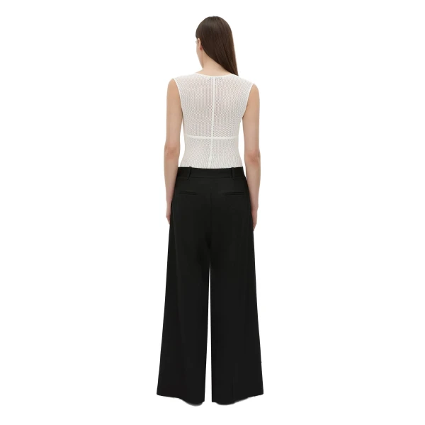 Camilla and Marc Elandra Textured Bodysuit in Ivory