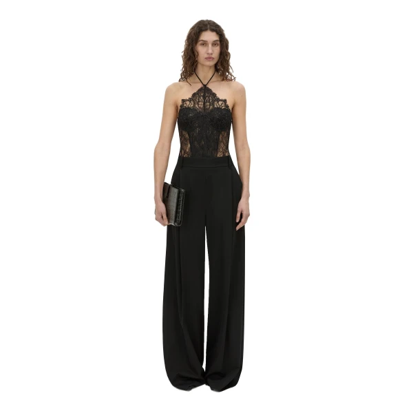 Camilla and Marc Elaris Lace Bodysuit in Black