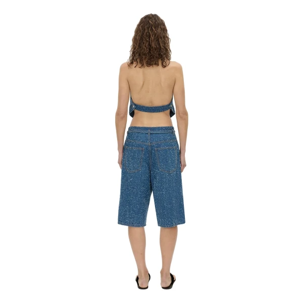 Camilla and Marc Eleni Denim Top in Classic Blue Neps