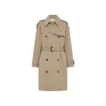 Camilla and Marc Evans Classic Knee Length Trench in Sand | Coats | Luxury Shoes 