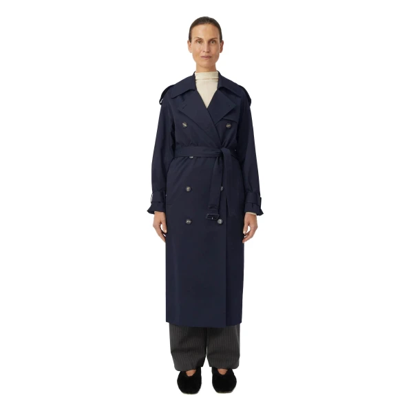 Camilla and Marc Evans Classic Trench Coat in Navy