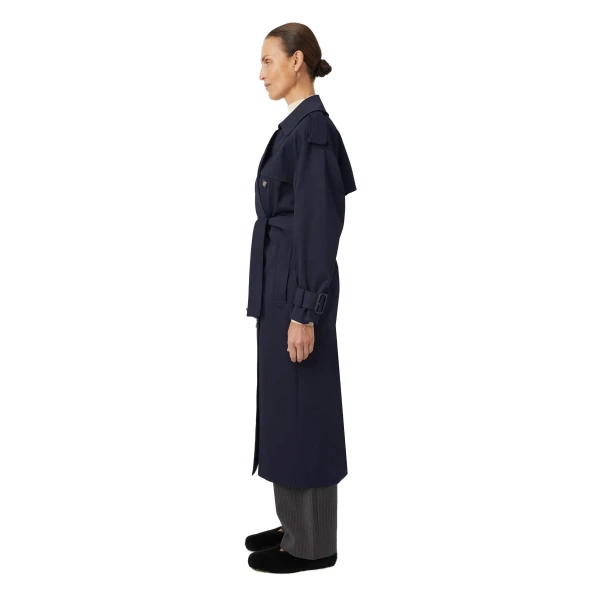 Camilla and Marc Evans Classic Trench Coat in Navy
