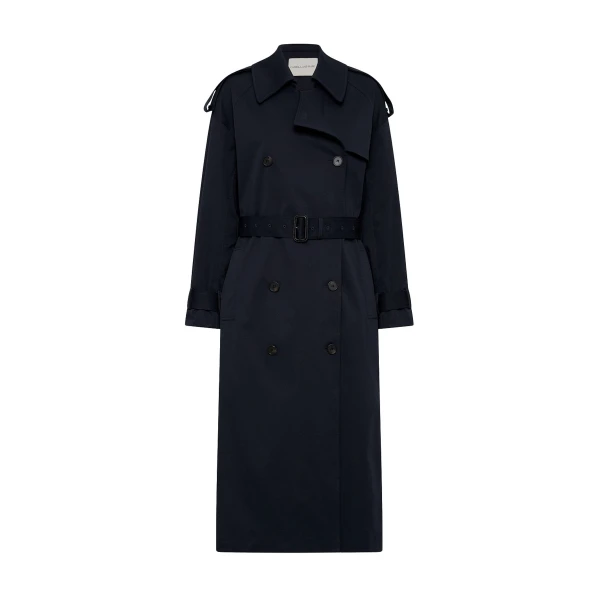 Evans Classic Trench Coat in Navy
