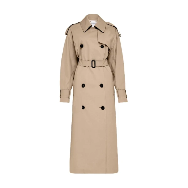Evans Classic Trench Coat in Sand