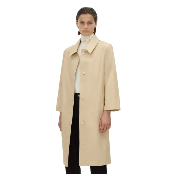 Camilla and Marc Florent Car Coat in Latte