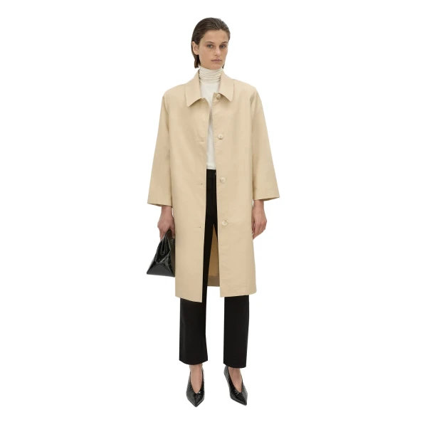 Camilla and Marc Florent Car Coat in Latte
