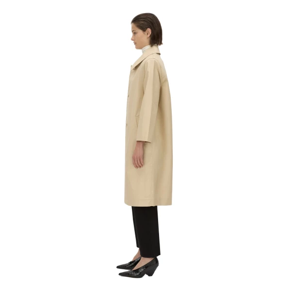 Camilla and Marc Florent Car Coat in Latte