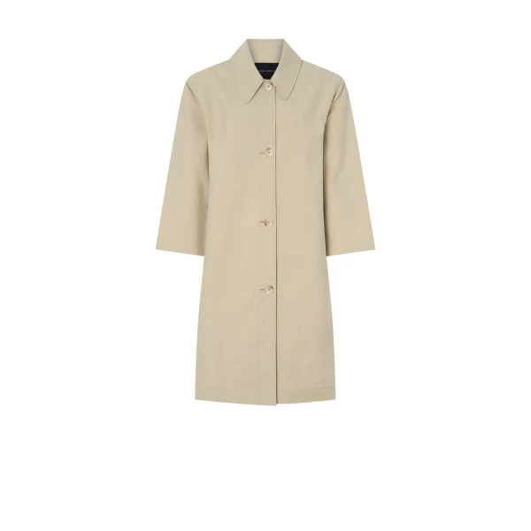 Florent Car Coat in Latte