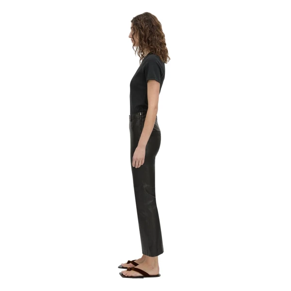 Camilla and Marc Haru Leather Pant in Black