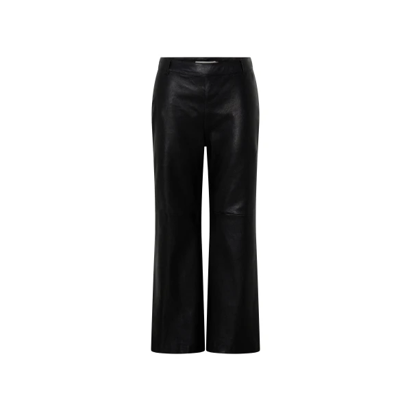 Haru Leather Pant in Black