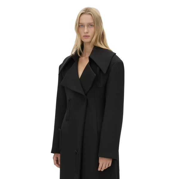 Camilla and Marc Helix Coat in Black