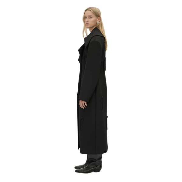 Camilla and Marc Helix Coat in Black