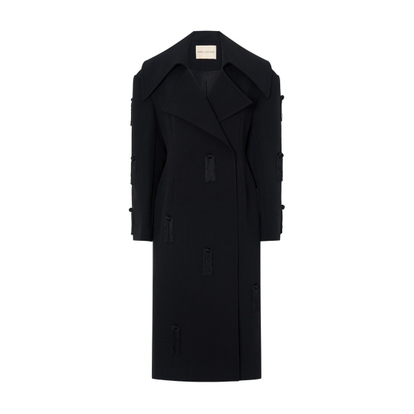 Camilla and Marc Helix Coat in Black | Coats | Luxury Shoes 