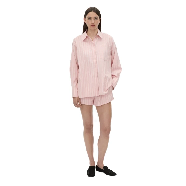 Camilla and Marc Jenie Stripe Shirt in Light Rose Stripe