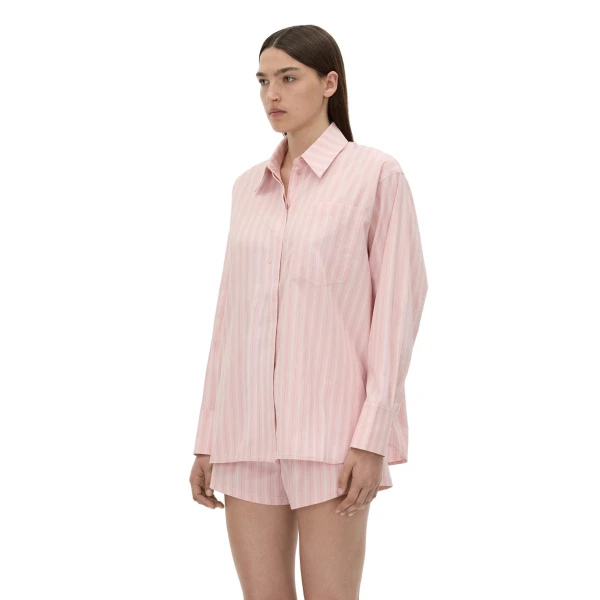 Camilla and Marc Jenie Stripe Shirt in Light Rose Stripe