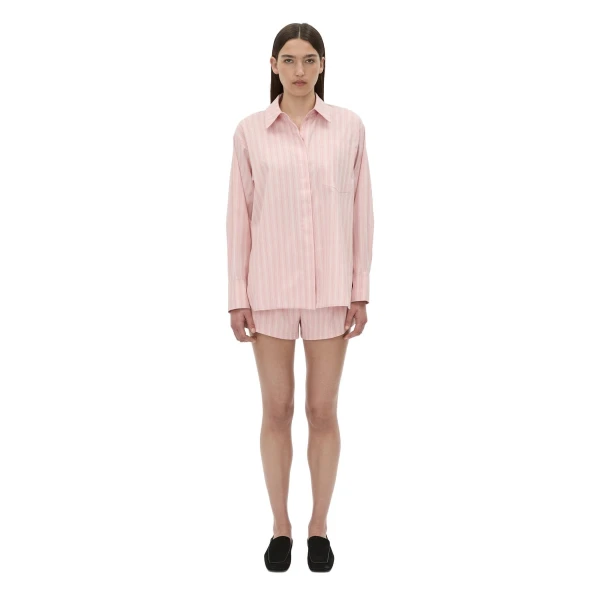 Camilla and Marc Jenie Stripe Shirt in Light Rose Stripe