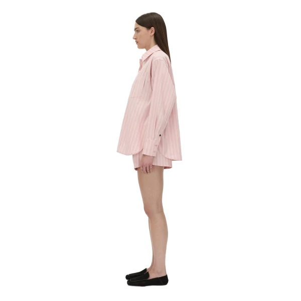 Camilla and Marc Jenie Stripe Shirt in Light Rose Stripe