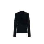 Camilla and Marc Katerina Long Sleeve Top in Black | Tops | Luxury Shoes 