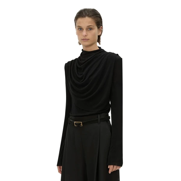 Camilla and Marc Katerina Long Sleeve Top in Black