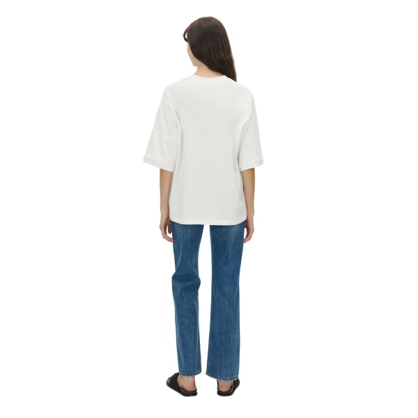 Camilla and Marc Larissa Logo Tee in Soft White