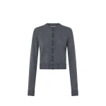 Camilla and Marc Leona Knit Cardigan in Charcoal Marle | Knitwear | Luxury Shoes 