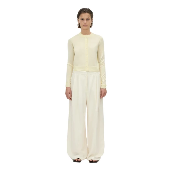 Camilla and Marc Leona Knit Cardigan in Soft Lemon