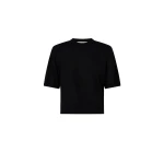 Camilla and Marc Leona Knit T-Shirt in Black | Knitwear | Luxury Shoes 