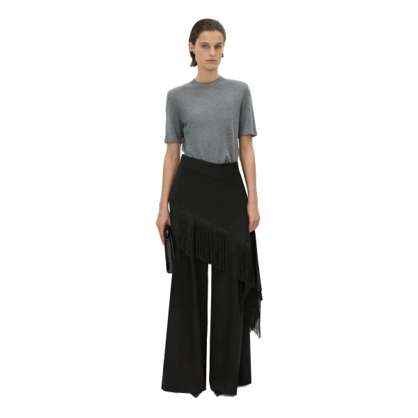 Camilla and Marc Leona Knit T-Shirt in Charcoal Marle