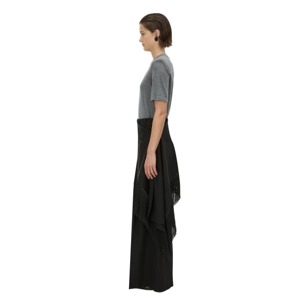 Camilla and Marc Leona Knit T-Shirt in Charcoal Marle