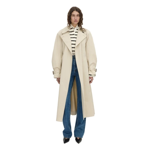 Camilla and Marc Liat Stripe Crop Polo Top in Soft White Stripe