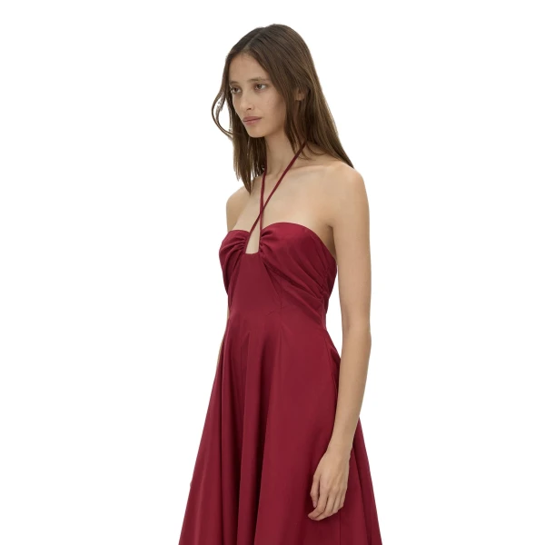 Camilla and Marc Lira Midi Dress in Raspberry