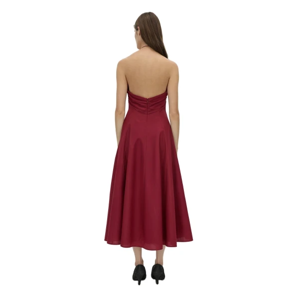 Camilla and Marc Lira Midi Dress in Raspberry