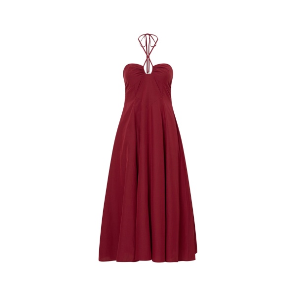 Camilla and Marc Lira Midi Dress in Raspberry | Dresses | Luxury Shoes 
