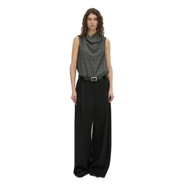 Camilla and Marc Lourdes Check Shell Top in Grey