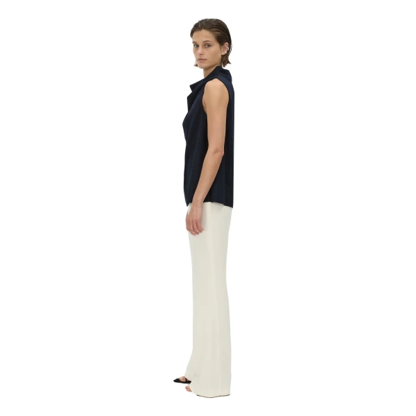 Camilla and Marc Lourdes Check Shell Top in Navy