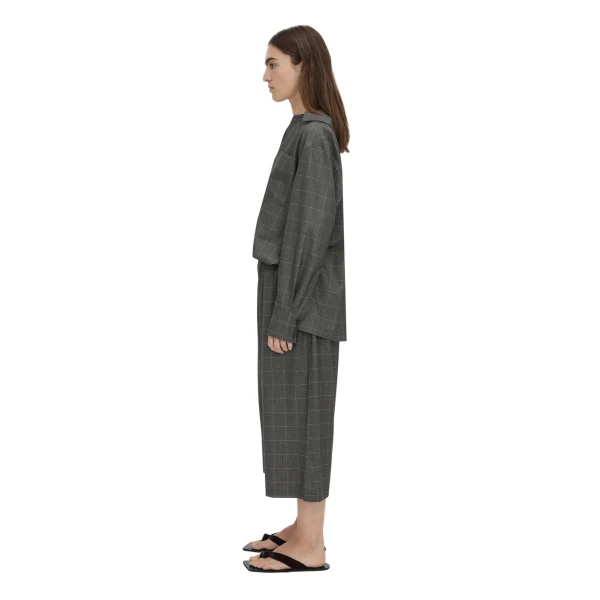 Camilla and Marc Lourdes Check Soft Culotte in Grey