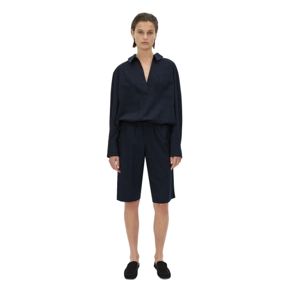 Camilla and Marc Lourdes Check Soft Short in Navy