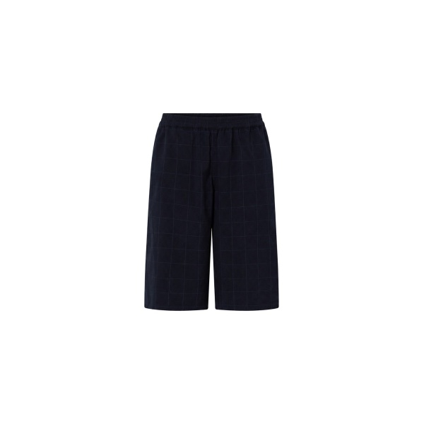 Camilla and Marc Lourdes Check Soft Short in Navy | Shorts | Luxury Shoes 