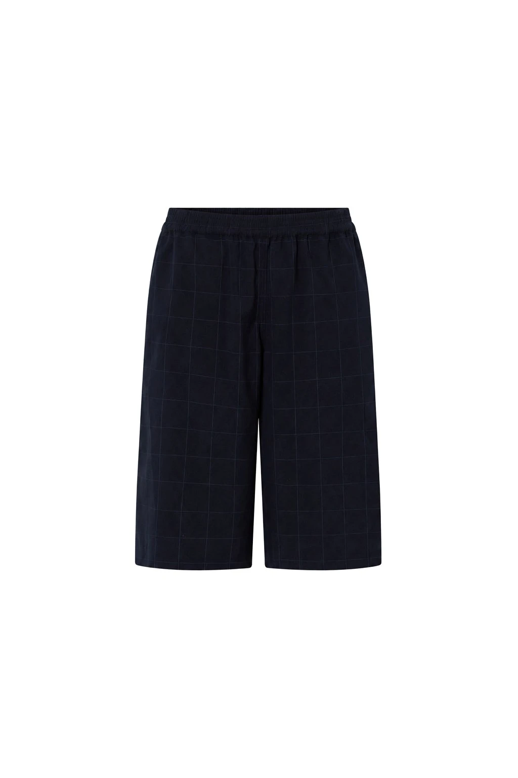 Camilla-and-Marc-Lourdes-Check-Soft-Short-in-Navy Camilla and Marc Lourdes Check Soft Short in Navy | Shorts | Luxury Shoes