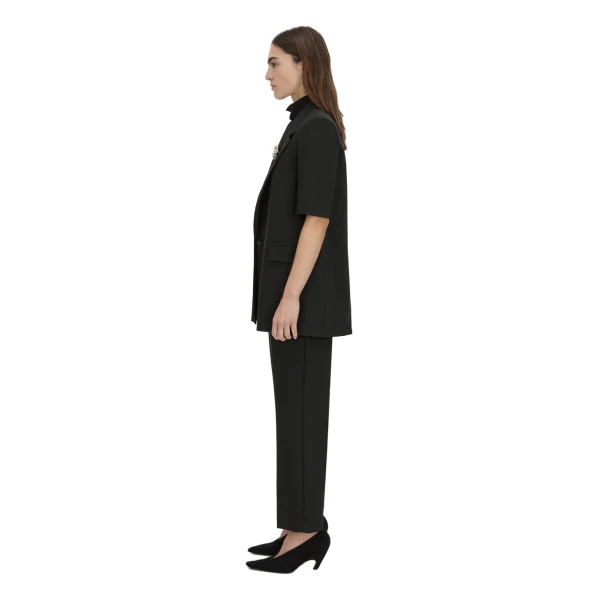 Camilla and Marc Mackinley Short Sleeve Blazer in Black