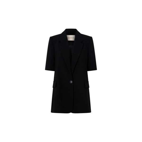 Camilla and Marc Mackinley Short Sleeve Blazer in Black | Jackets | Luxury Shoes 
