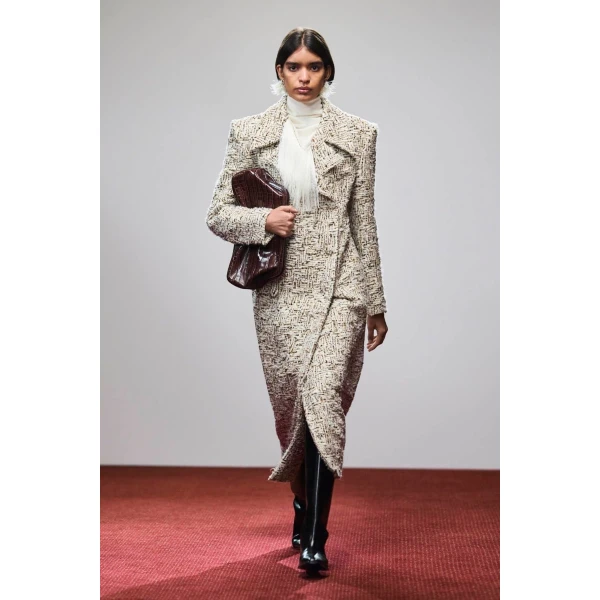 Camilla and Marc Manara Coat in Tan Multi